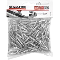 KREATOR KRT618107 - Remaches 4-8x20mm 100 piezas